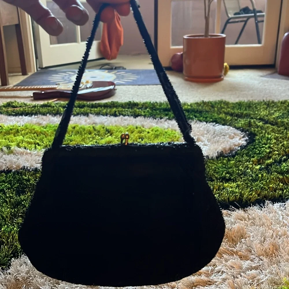 lVintage Small Beaded Purse - Picture 4 of 7